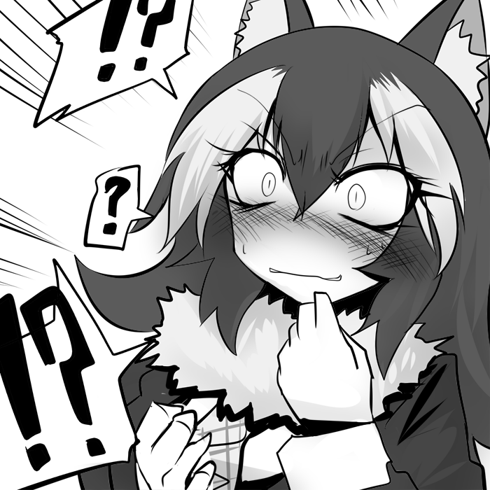 ?, animal_ears, blush, eri_(yangyang_nickbow), fur_collar, grey_wolf_(kemono_friends), kemono_friends, long_hair
