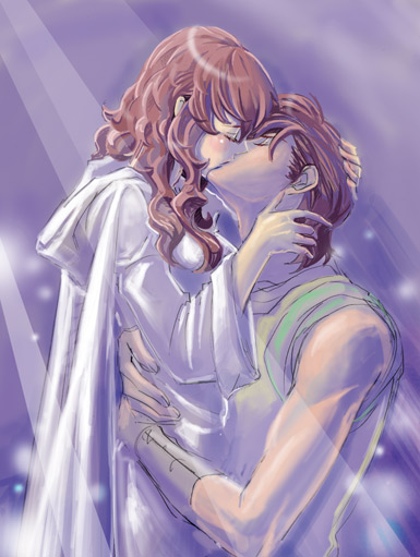 aozora_kyuuji, fire_emblem, fire_emblem_mystery_of_the_emblem, fire_emblem_shadow_dragon, julian, kiss, rena_(fire_emblem)