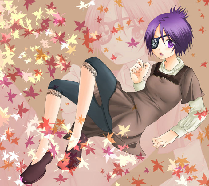 eyepatch, katekyo_hitman_reborn, katekyo_hitman_reborn!, kayaku, purple_eyes, purple_hair, violet_eyes