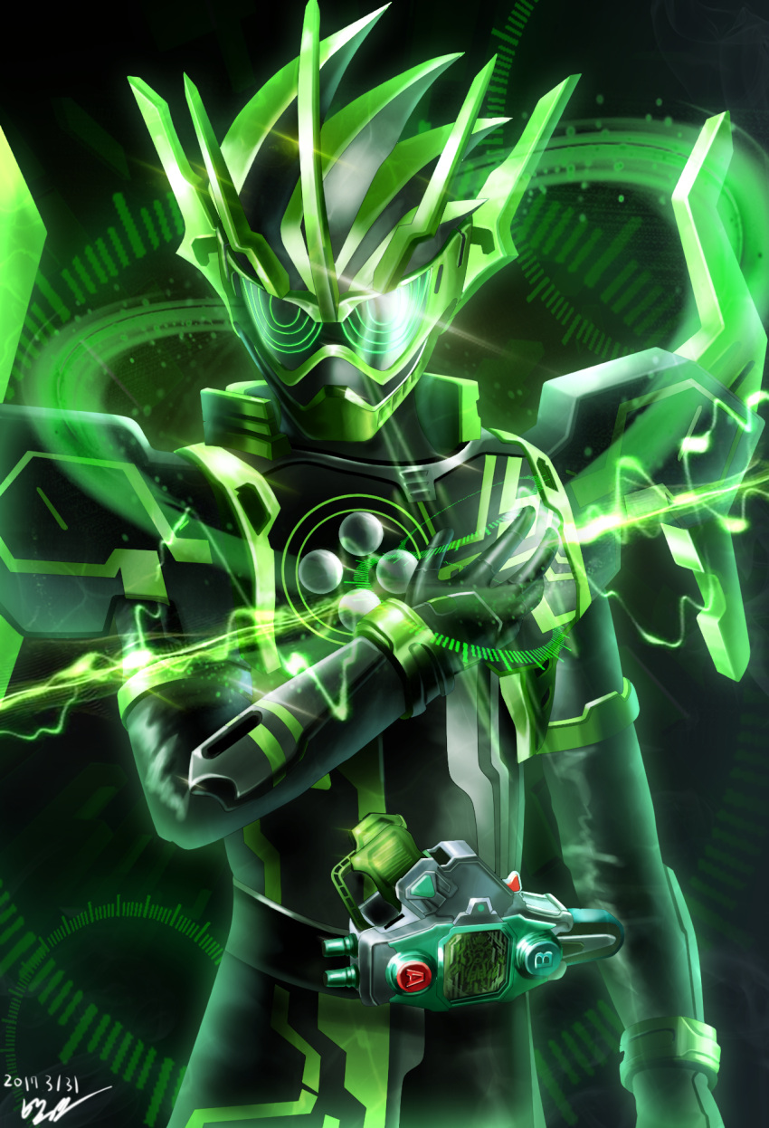 1boy, armor, artist_request, commentary, dated, helmet, highres, kamen_rider