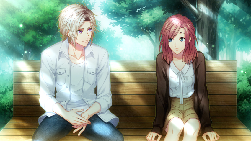 amagi_narumi, blue_eyes, dynamic_chord, fujiwara_ryo, hiiragi_miu_(dynamic_chord), pink_hair