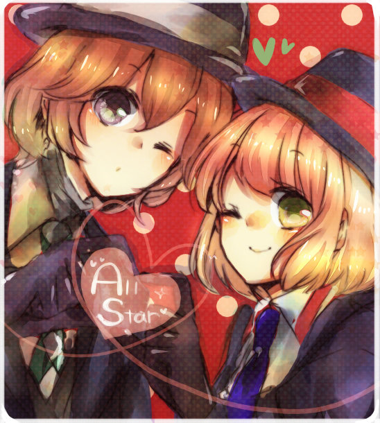 kotobuki_reiji, nanami_haruka, nnk, red_hair, uta_no_prince-sama, yellow_eyes