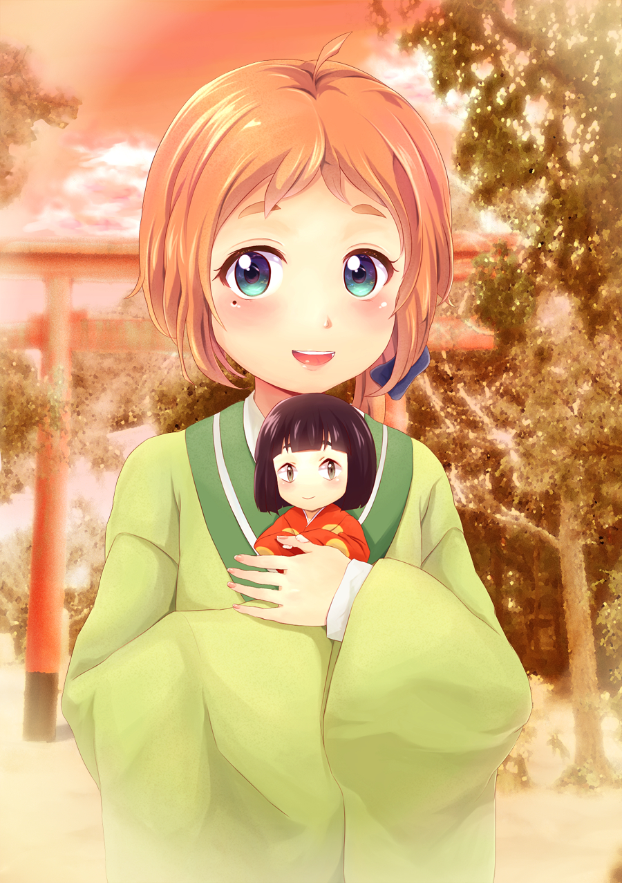 1girl, bangs, black_bow, black_hair, blue_eyes, blunt_bangs, blush, bob_cut