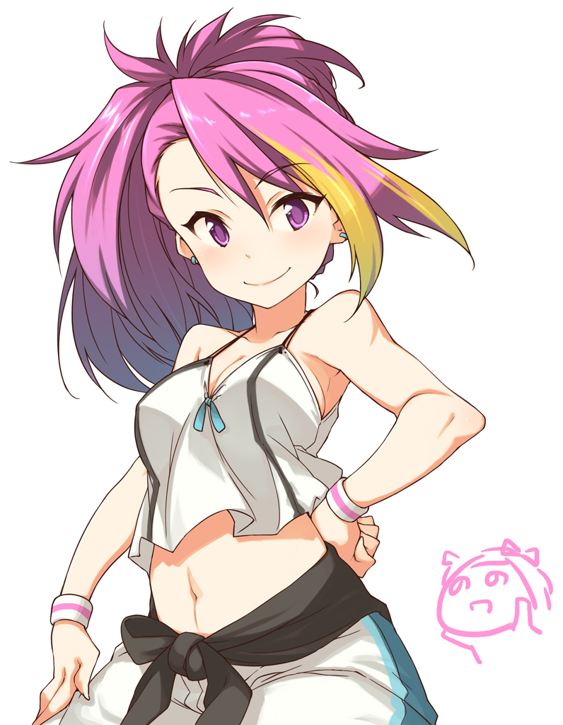 1girl, akane_yuki, bare_shoulders, blonde_hair, earrings, idolmaster, idolmaster_million_live!, jewelry