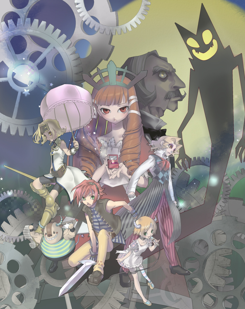 ari, belt, big_bull, blonde_hair, boku_to_maou, diadem, drill_hair, epros