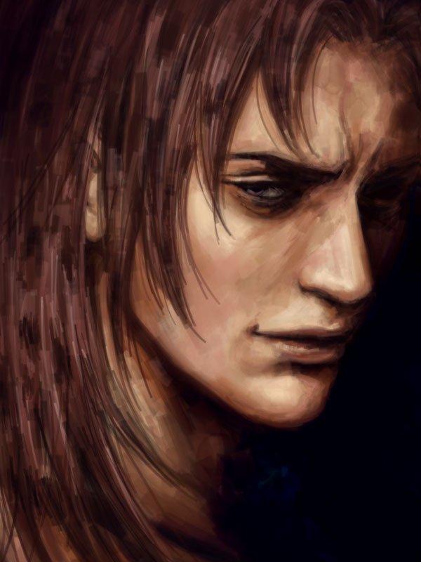 1boy, diavolo, face, jojo_no_kimyou_na_bouken, male_focus, neck, pekanpeka, pink_hair