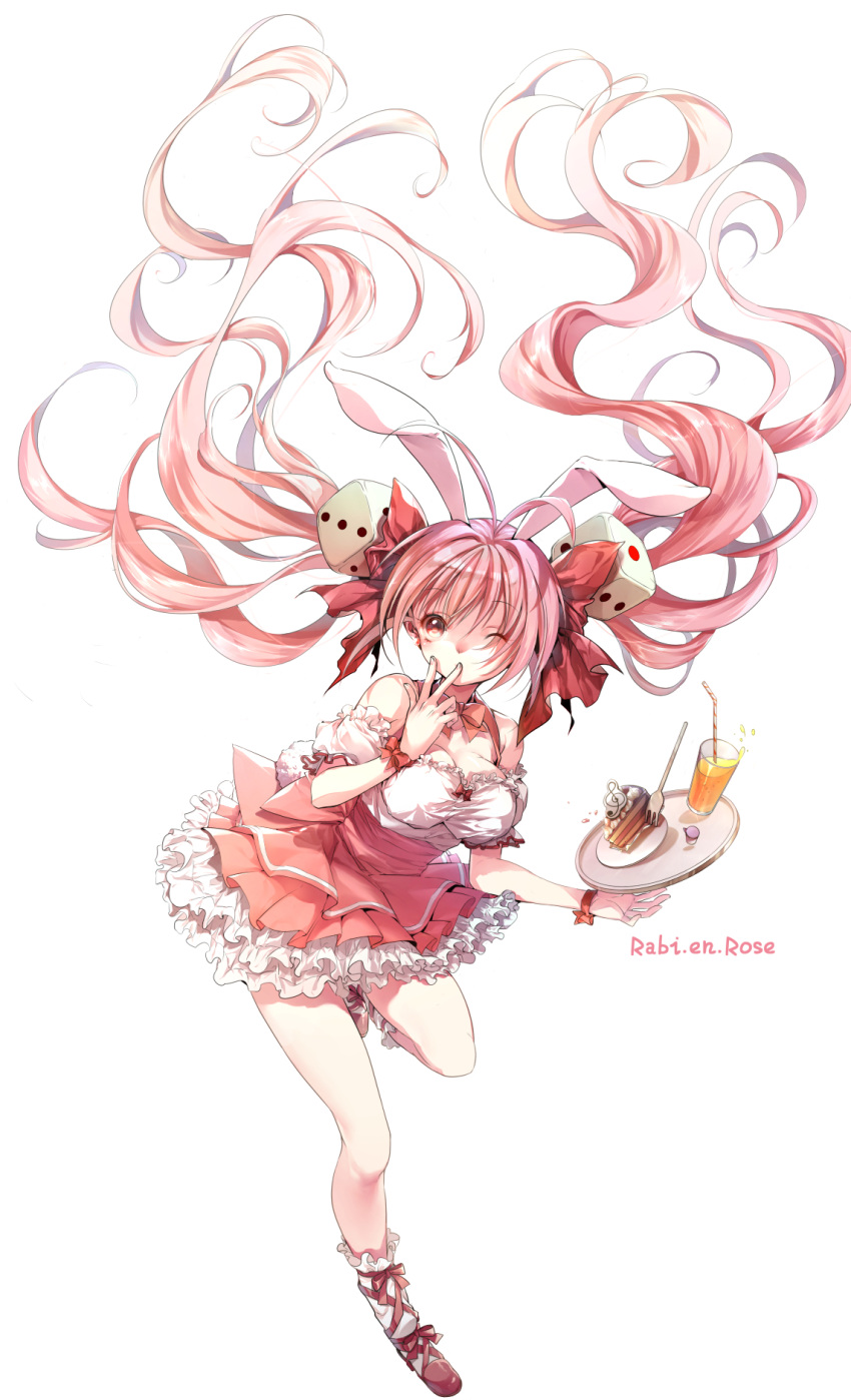 1girl, accident, animal_ears, bare_shoulders, blush, bow, bracelet, breasts