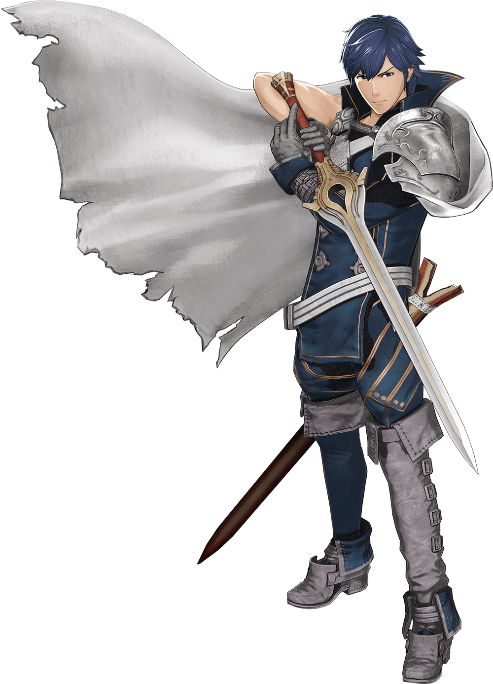 1boy, armor, belt, blue_eyes, blue_hair, cape, falchion_(fire_emblem), fire_emblem
