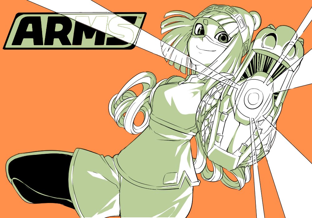 1girl, arms_(game), bangs, beanie, bike_shorts, chinese_clothes, dragon_(arms), facepaint