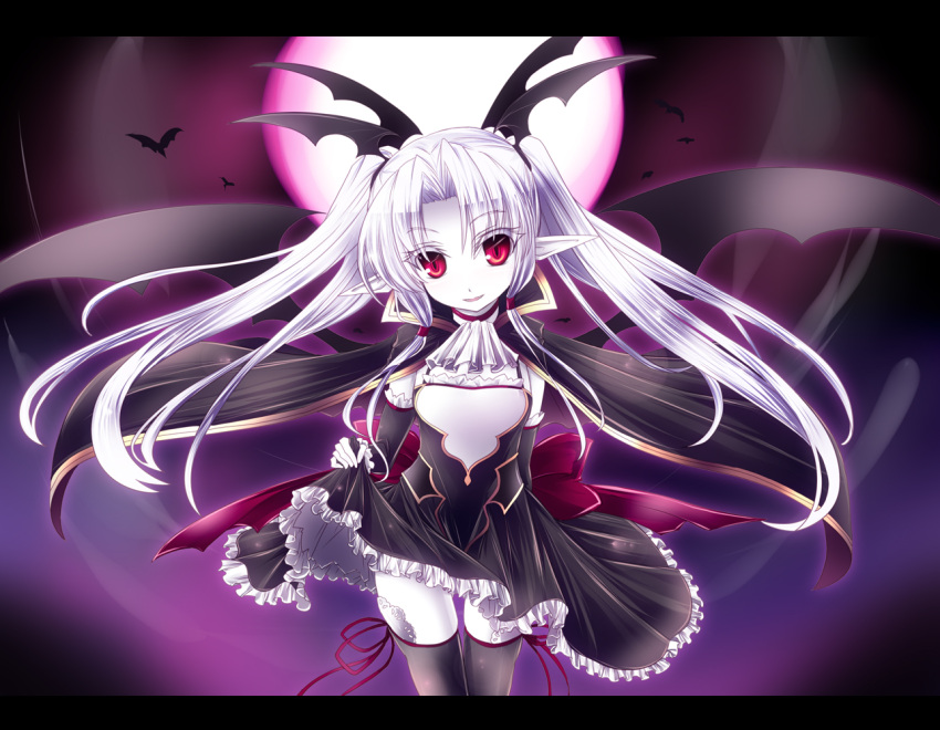 1girl, :d, arm_behind_back, black_legwear, bow, cape, cravat, dress