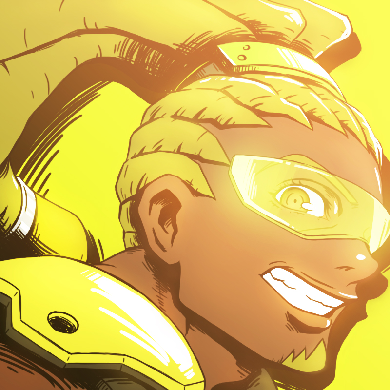 1boy, armor, brown_hair, close-up, dark_skin, dark_skinned_male, face, facial_hair