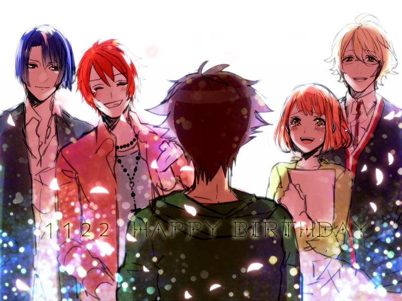 hijirikawa_masato, ittoki_otoya, nanami_haruka, red_hair, shining_saotome, shinomiya_natsuki, syrup_san, uta_no_prince-sama, yellow_eyes