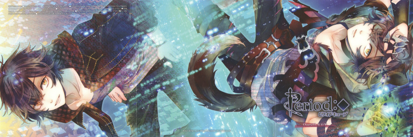 hiroya_(period_cube), kuroyuki, period_cube, purple_hair, yellow_eyes