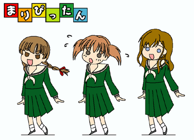 00s, animated, animated_gif, chibi, dancing, fukuzawa_yumi, lowres, maria-sama_ga_miteru