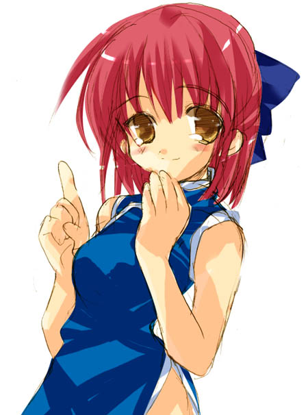 00s, 1girl, blush, bow, china_dress, chinese_clothes, dress, hair_bow