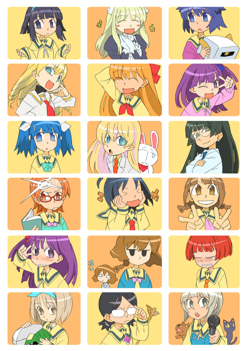 behoimi, everyone, highres, ichijou, kashiwagi_yuuma, kashiwagi_yuuna, katagiri_himeko, katou_haruaki