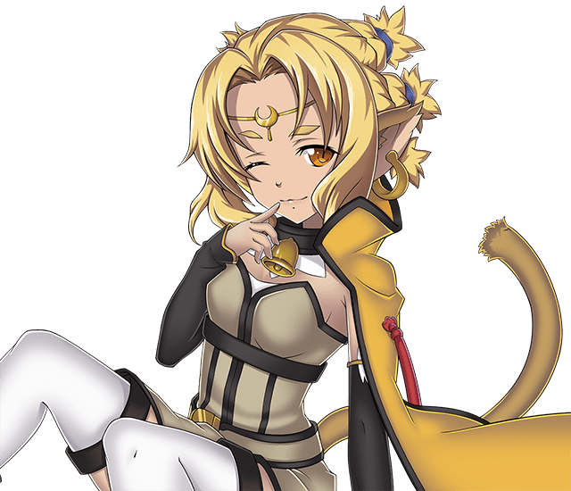 1girl, ;), alicia_rue, animal_ears, bell, bell_collar, blonde_hair, breasts