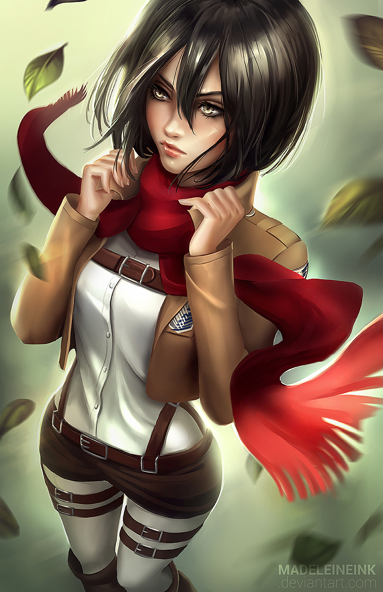 1girl, artist_name, belt, black_hair, boots, brown_boots, brown_jacket, brown_shorts