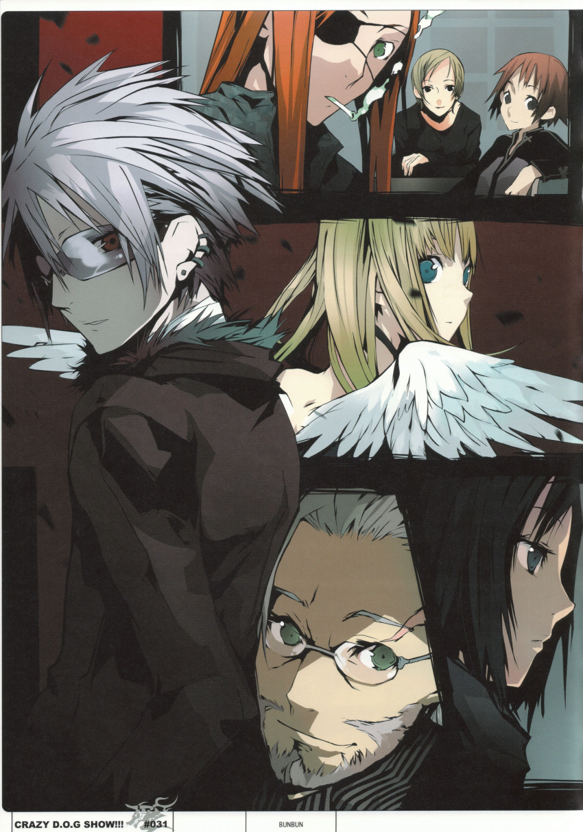 badou_nails, bunbun, dogs:_bullets_&amp;_carnage, dogs_(manga), fuyumine_naoto, haine_rammsteiner, highres, kiri_(character)
