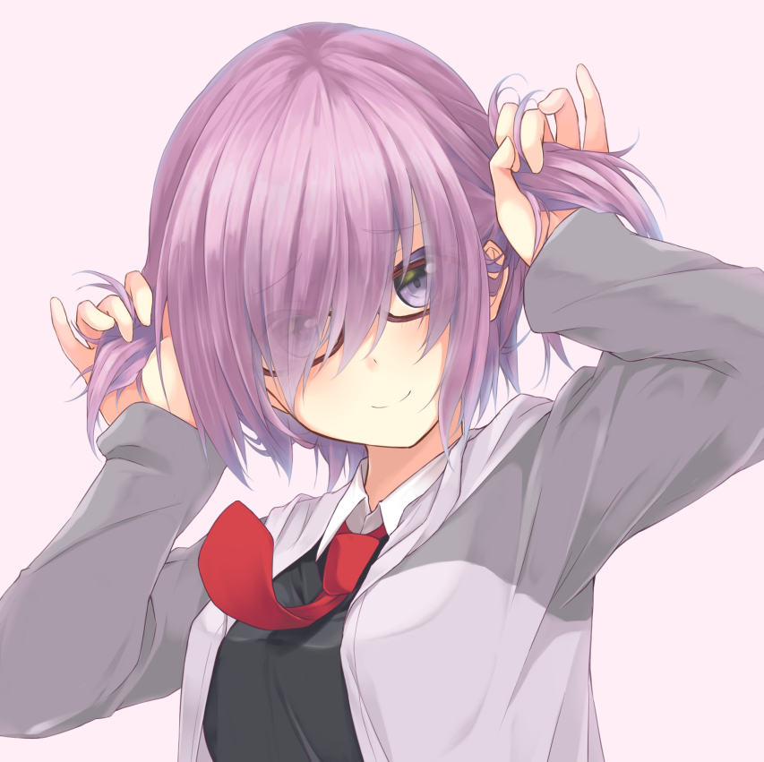 1girl, bangs, bunching_hair, closed_mouth, eyebrows_visible_through_hair, eyes_visible_through_hair, fate/grand_order, fate_(series)