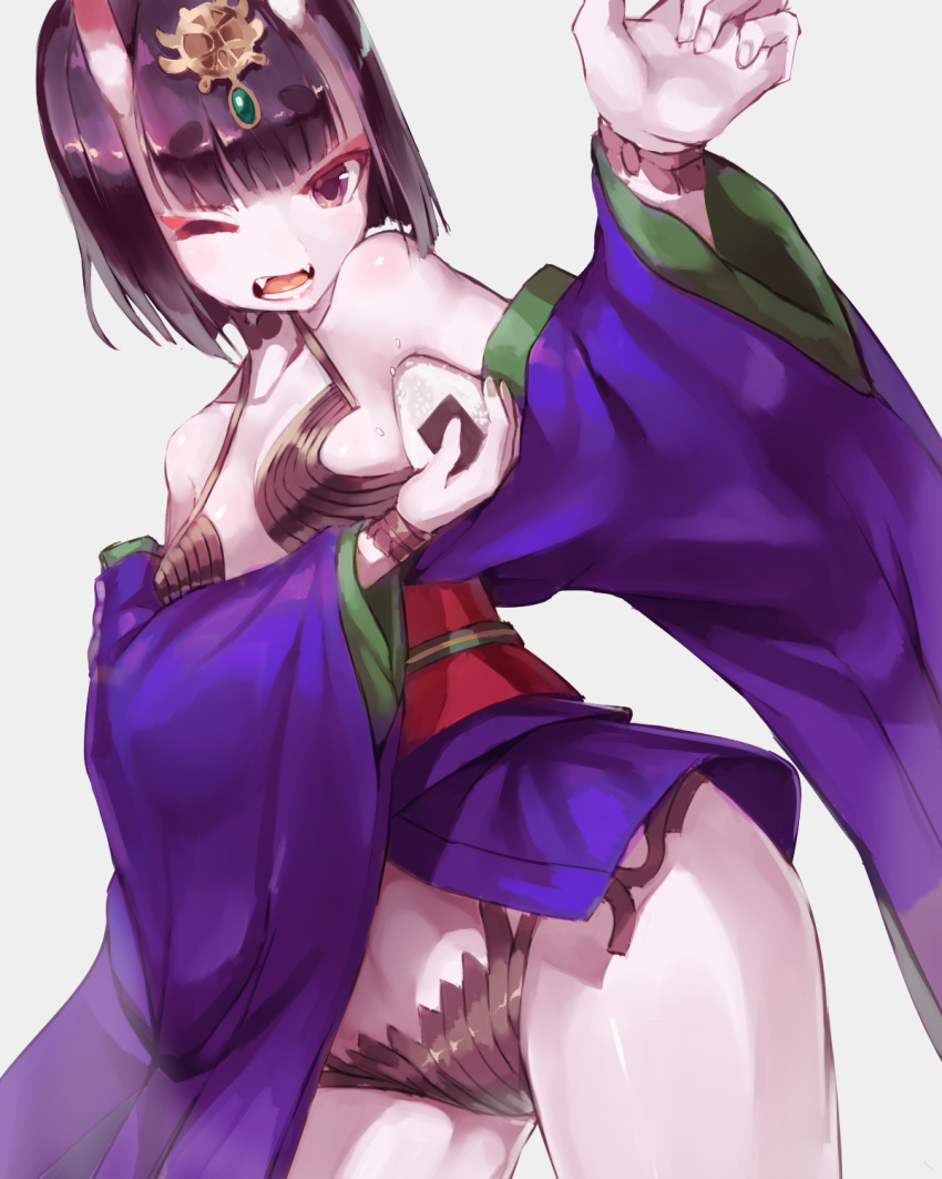 1girl, bangs, bare_shoulders, blunt_bangs, breasts, collarbone, commentary_request, eyebrows