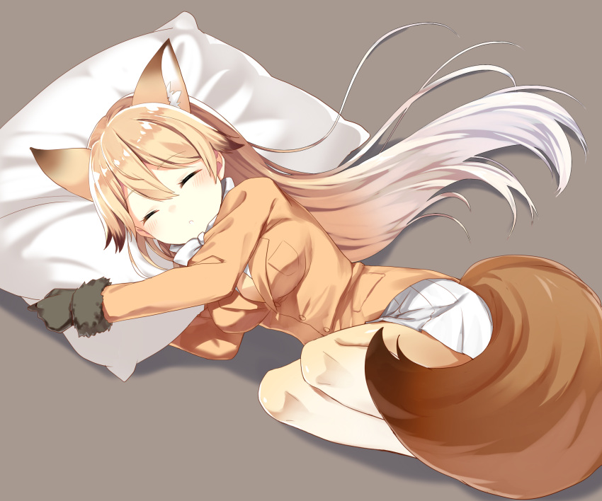 1girl, animal_ears, black_background, black_gloves, blazer, blonde_hair, blush, breast_pocket
