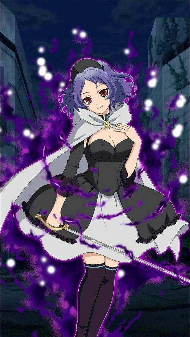 1girl, black_dress, black_hairband, black_legwear, blue_hair, breasts, building, cape