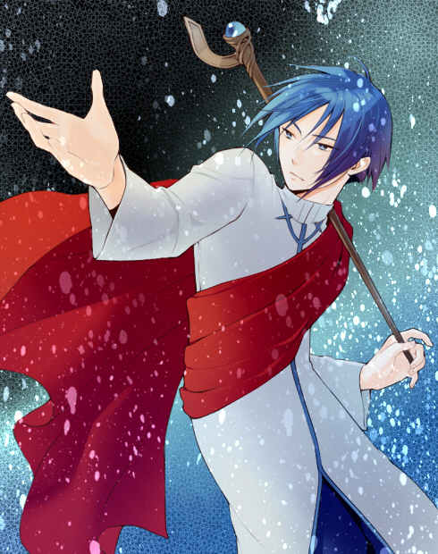1boy, blue_eyes, blue_hair, fire_emblem, fire_emblem:_fuuin_no_tsurugi, kiyuu, male_focus, saul_(fire_emblem)