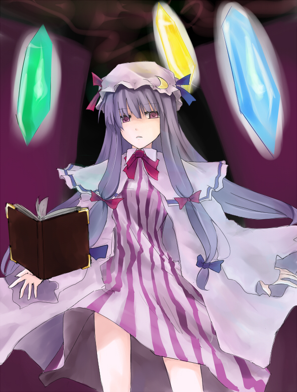book, patchouli_knowledge, tagme, touhou, yozakura