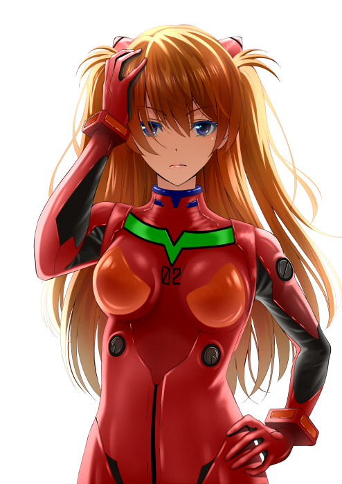 1girl, blue_eyes, breasts, breasts_apart, brown_hair, cowboy_shot, eyebrows_visible_through_hair, hair_between_eyes