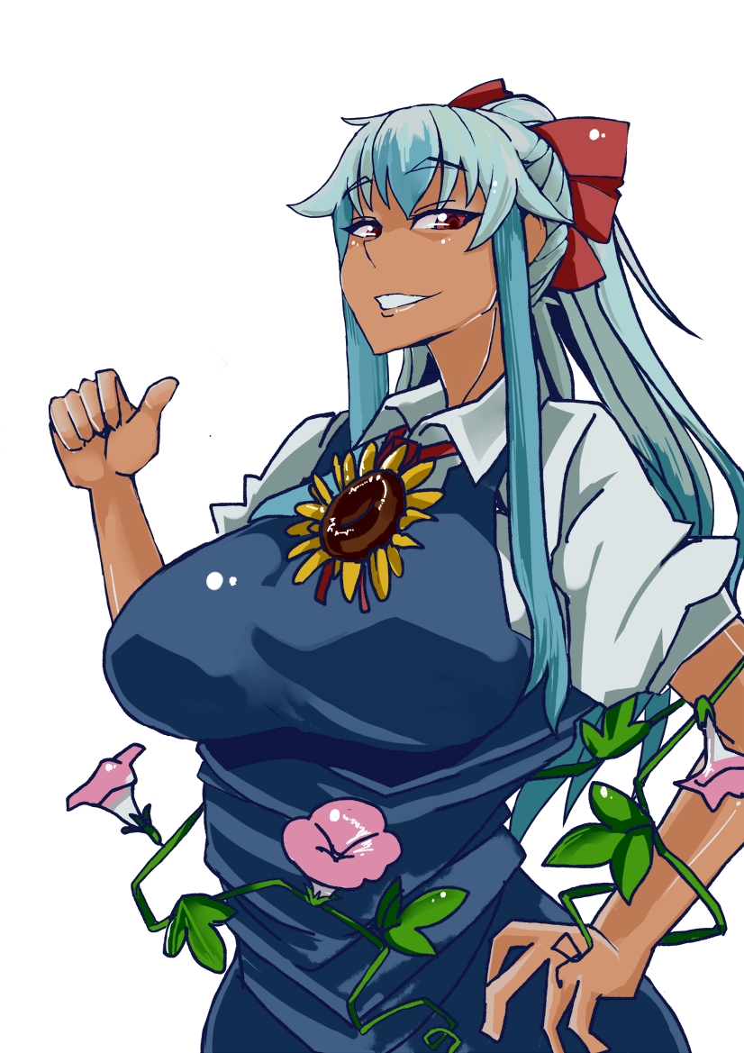 1girl, alternate_costume, alternate_hairstyle, alternate_headgear, aqua_hair, bad_hands, blue_dress, blue_hair