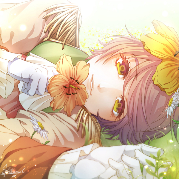 lupian_(zettai_meikyuu_himitsu_no_oyayubi-hime), pink_hair, shiroma, yellow_eyes, zettai_meikyuu_himitsu_no_oyayubi-hime