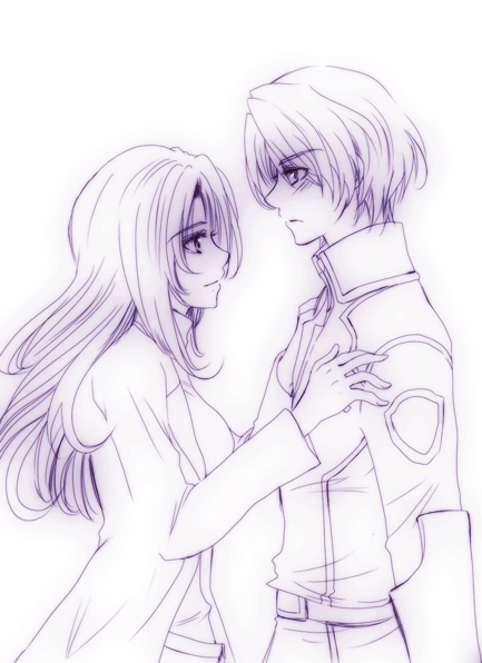 gundam, gundam_seed, gundam_seed_c.e._73:_stargazer, kanasono, labcoat, long_hair, military, military_uniform