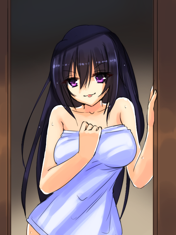 >:3, 1girl, :3, blue_hair, breasts, hexunart, large_breasts, long_hair