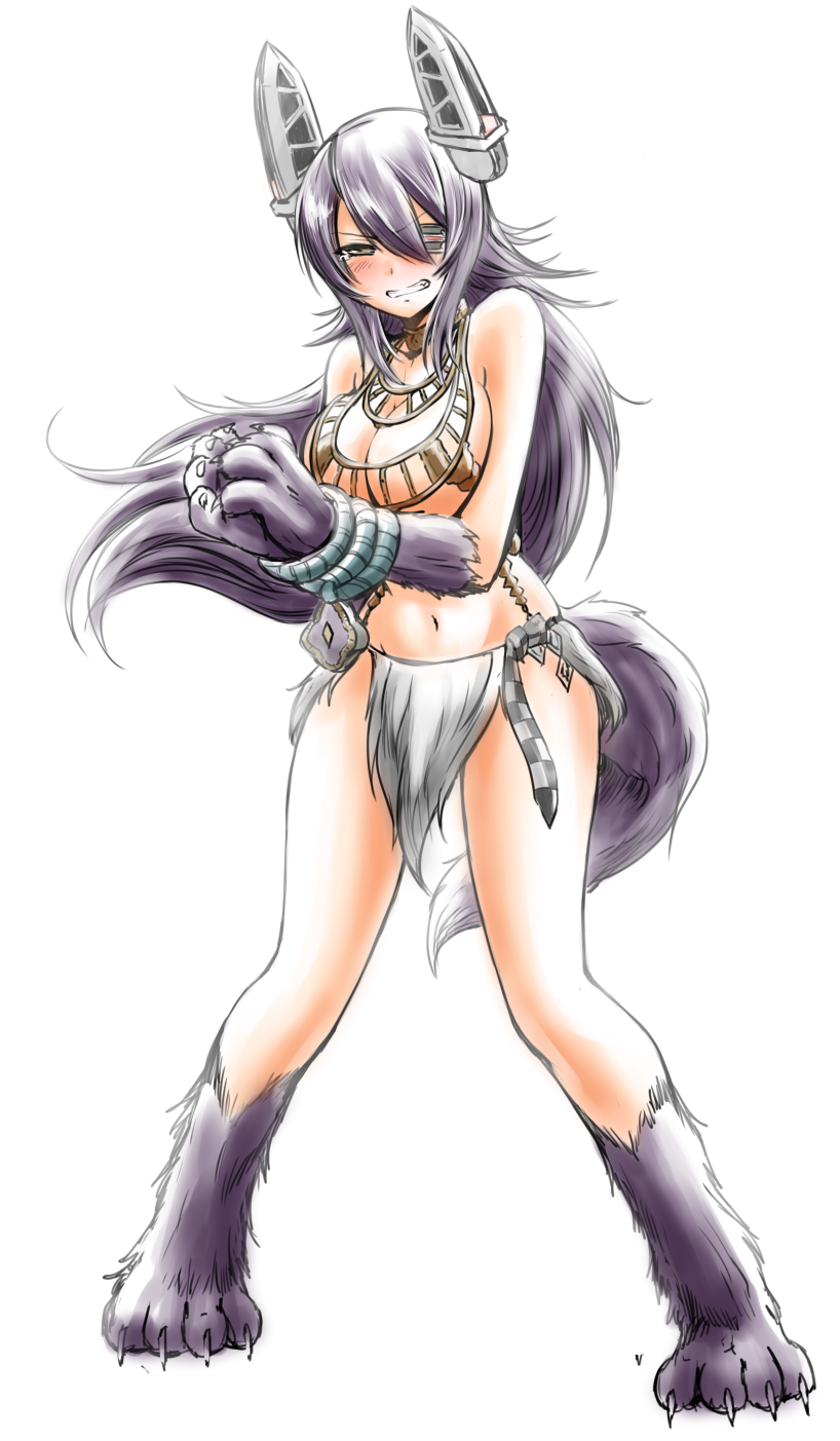 >:(, 1girl, alternate_hair_length, alternate_hairstyle, bare_shoulders, black_eyes, black_hair, blush