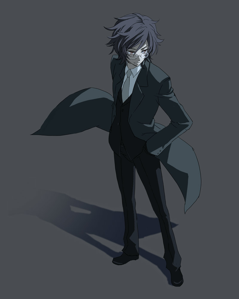 bad_id, glasses, gundam, gundam_00, innovator, osamu_(jagabata), purple_hair, regene_regetta