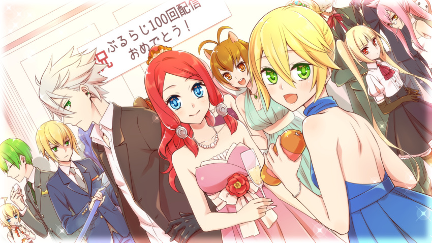 3boys, ahoge, blazblue, blazblue:_calamity_trigger, blazblue:_central_fiction, blazblue:_chronophantasma, blazblue:_continuum_shift, blonde_hair