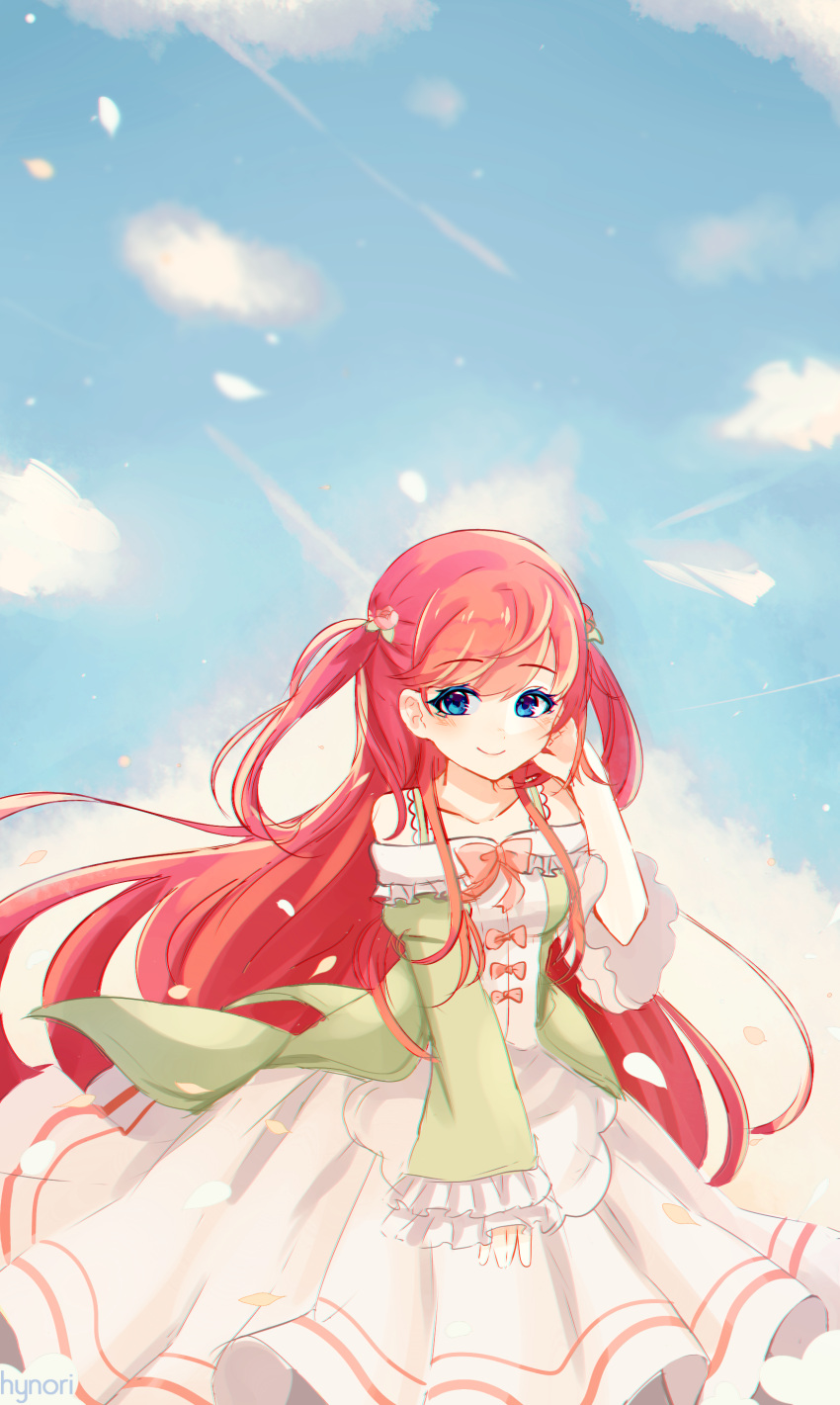 1girl, absurdres, artist_name, blue_eyes, blush, chromatic_aberration, collarbone, eyebrows_visible_through_hair