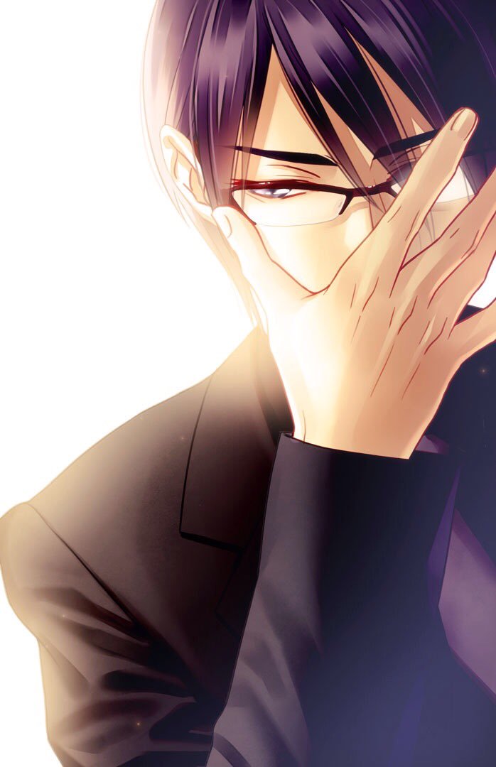 amatsu_nagi, black_hair, blue_eyes, kamiki_morihito, tsumikui