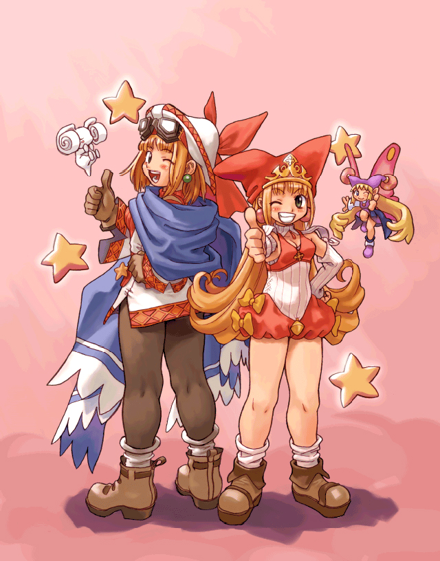 cornet, hat, kururu_(marl_kingdom), kururu_(rhapsody), ledgem, long_hair, marl_kingdom, nippon_ichi