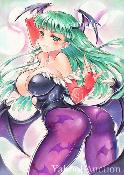 1girl, animal_print, arm_up, artist_name, ass, at_classics, bangs, bare_shoulders