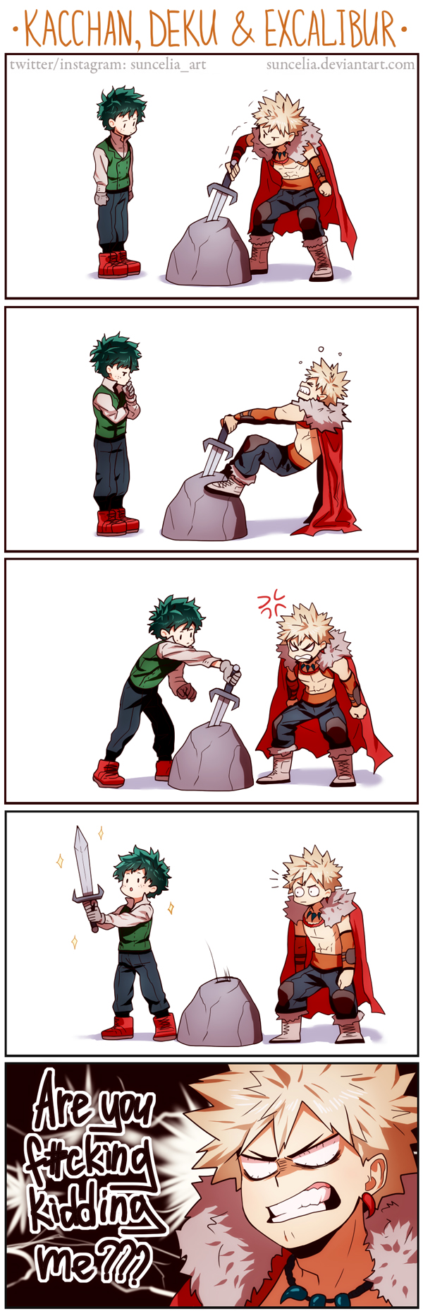 2boys, 5koma, angry, bakugou_katsuki, boku_no_hero_academia, comic, highres, midoriya_izuku