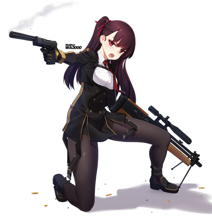 >:o, 1girl, :o, bangs, black_boots, black_gloves, boots, braid