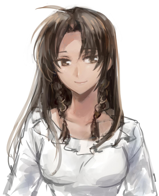 1girl, braid, brown_eyes, brown_hair, conqueror_of_shambala, dark_skin, eyebrows_visible_through_hair, fma