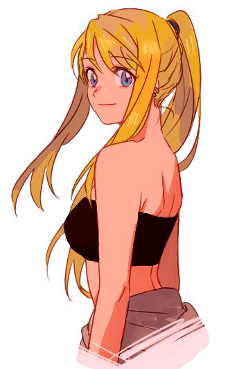 1girl, arm, arms_at_sides, back, bangs, bare_arms, bare_back, bare_shoulders
