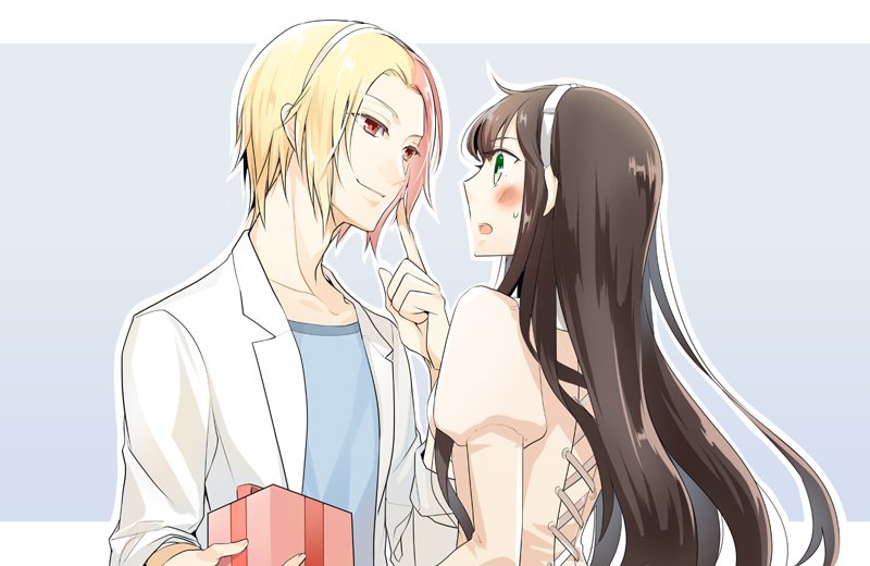 clock_zero, kurou_nadeshiko, ouka_mai, pink_eyes, pink_hair, rain_(clock_zero)