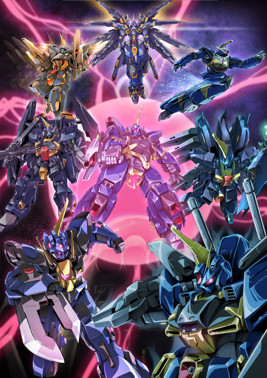 afterimage, arm_blade, aura, barzam, beam_cannon, beam_rifle, char's_counterattack, char's_counterattack_-_beltorchika's_children