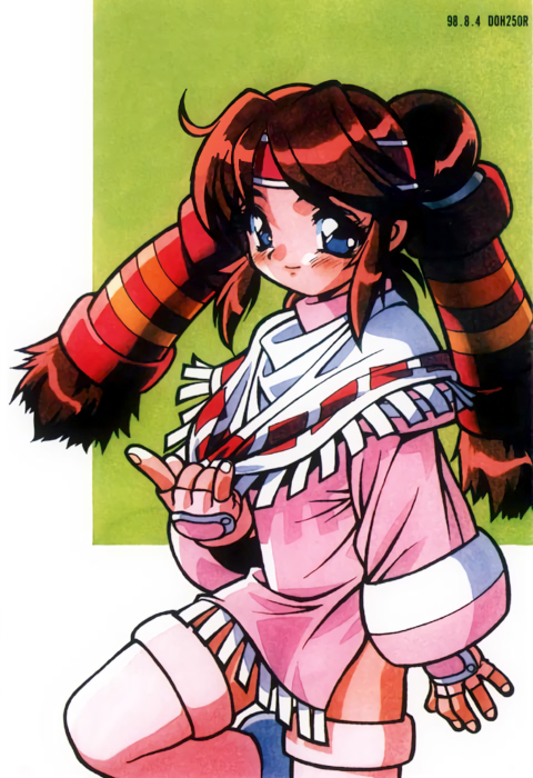 1998, 90s, cherry_(saber_r), dated, furudori_yayoi, official_art, saber_marionette_r