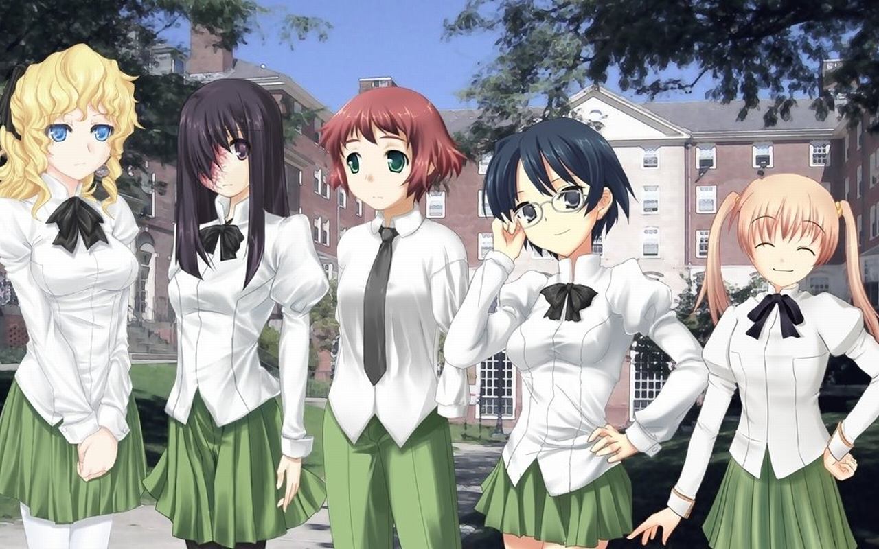 1280x800, blind, class, deaf, girl, glasses, handicapped, katawa_shoujo