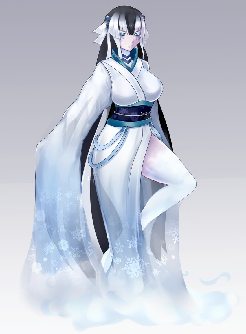 1girl, fuyuko_(monster_girl_island), highres, image_sample, long_hair, monster_girl_island, redamz, solo